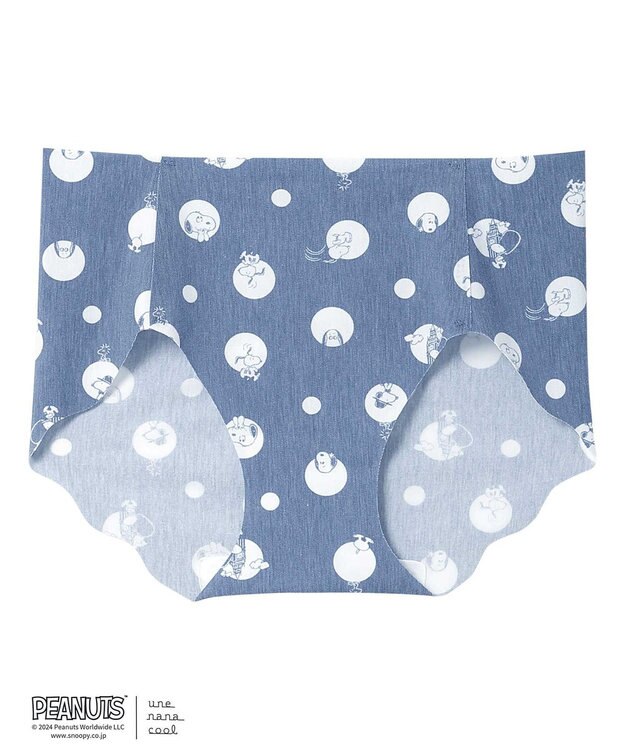 une nana cool MADE WITH PEANUTS 【綿混】フラット仕上げショーツ BU