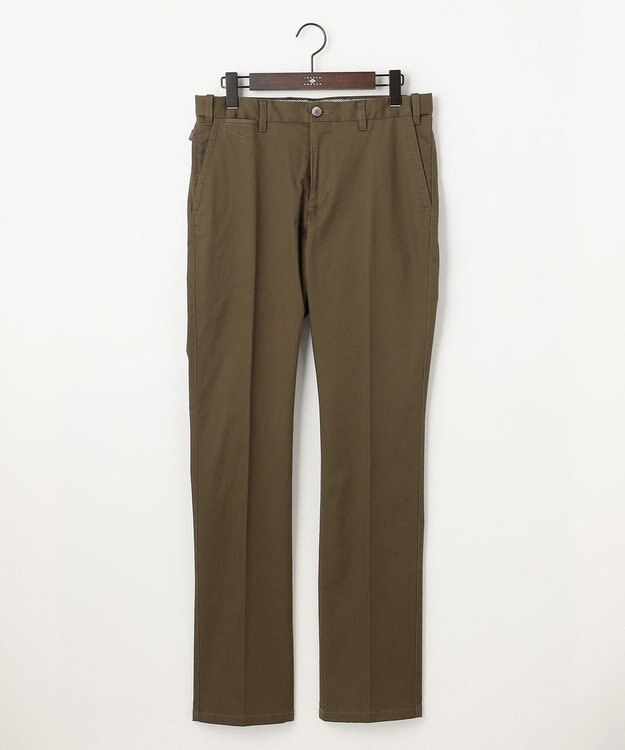 JOSEPH ABBOUD 【ウエストも伸びる！・新色追加】オーガニックストレッチパンツ オリーブ系