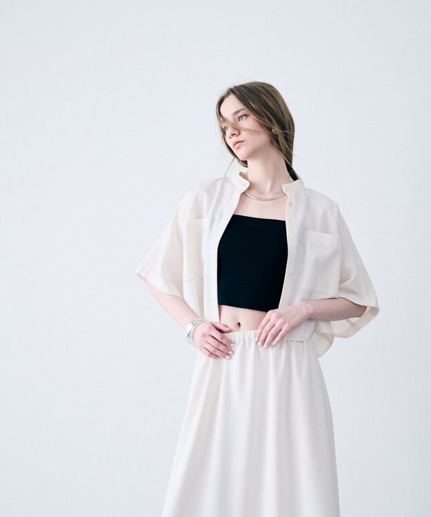 uncrave ドライタッチトロ ドルマンシャツ エクリュ