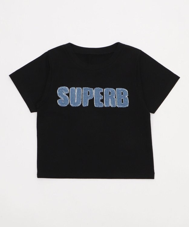 WEGO デニムロゴT ブラック