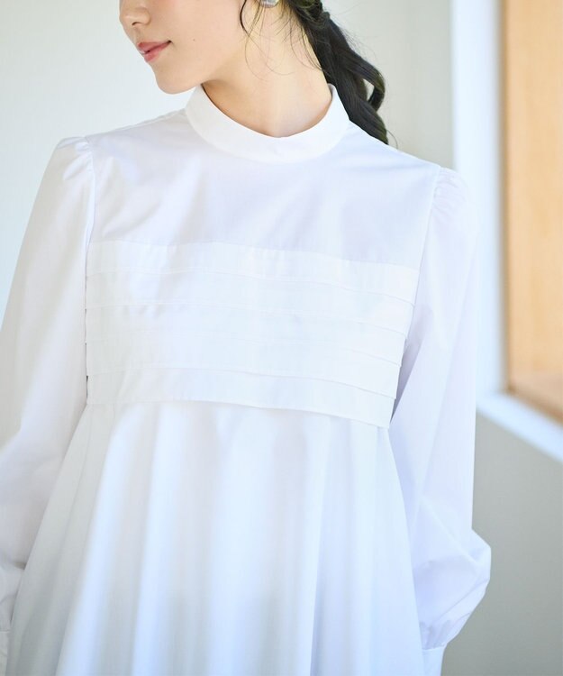 #Newans 【ANSWER for Co-Creation】ラインデザインチュニック ホワイト系