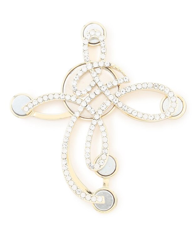 UNFILO 【マグネット】ロゴブローチ ゴールド