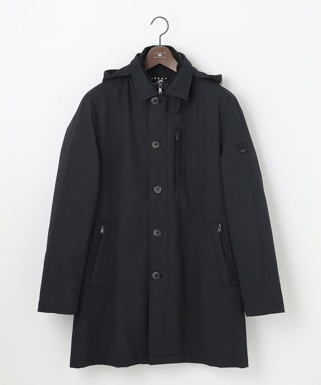 JOSEPH ABBOUD 【ダウンライナー付き】3WAY ダブルストレッチダウンコート ネイビー系