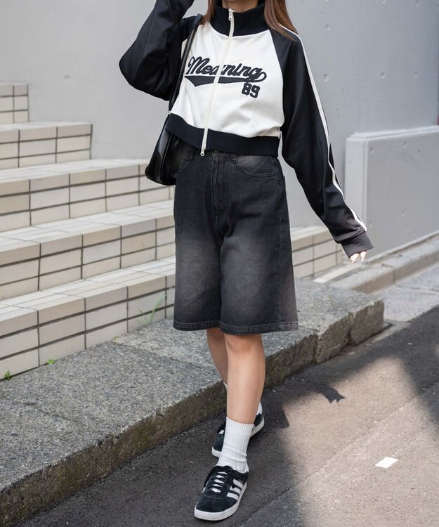 WEGO スタジアムロゴトラックジャケット ブラック