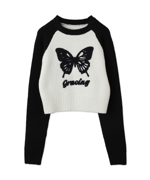 WEGO フラッフィーラグランちびニット ホワイト