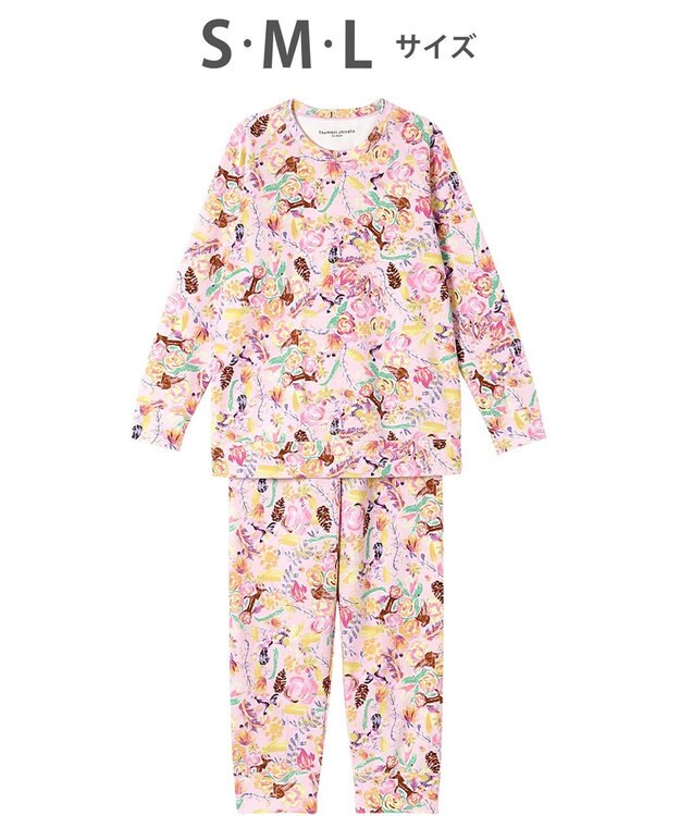 tsumori chisato SLEEP ツモリチサト パジャマ 長袖 長ズボン 綿100%(本体) あったか レディース UDW457 /ワコール ピンク