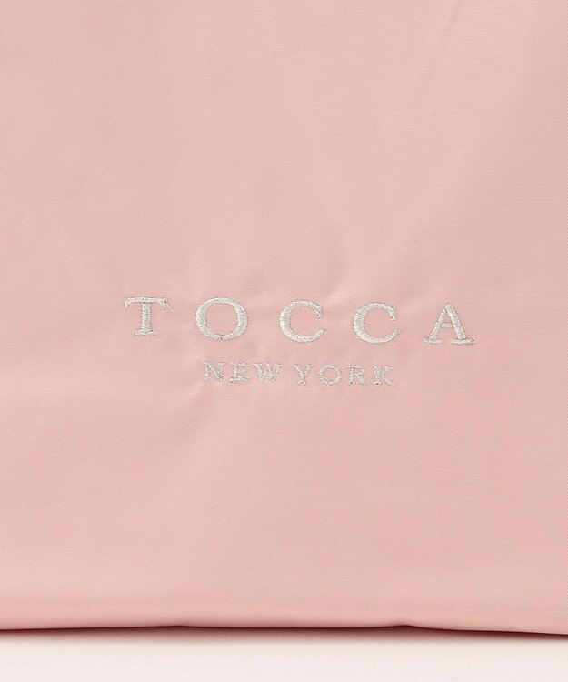 TOCCA 【WEB限定・A4サイズ対応】BICOLOR RIBBON ECOBAG エコバッグ ピンク系