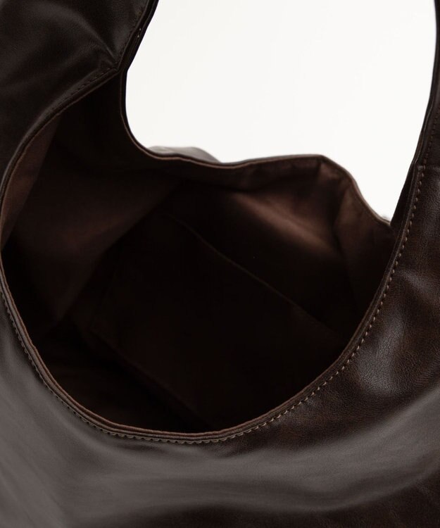 WEGO ハトメデザインワンハンドルトート ブラウン