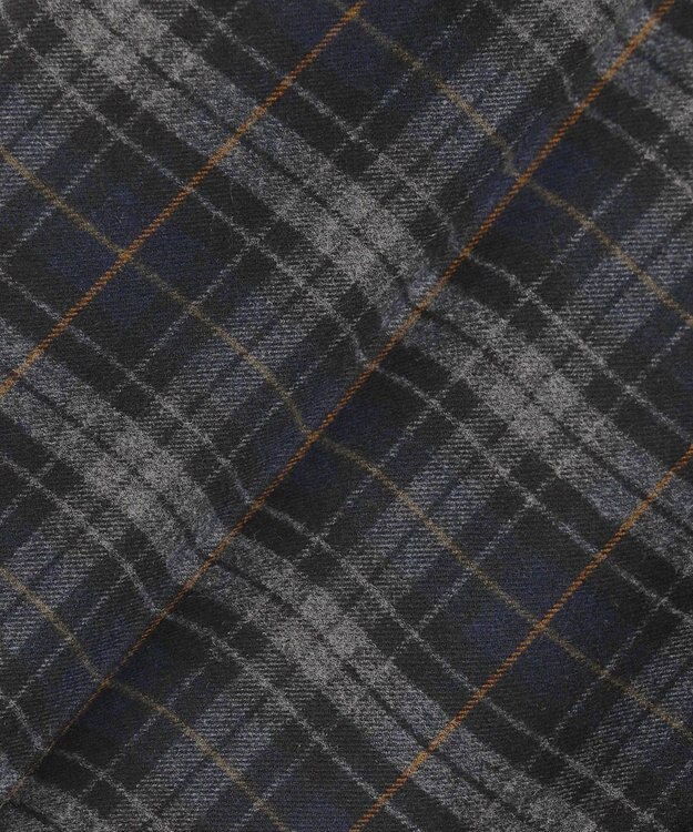 J.PRESS LADIES L 【洗える】チェルビックチェック テーパード パンツ ネイビーチェック系3