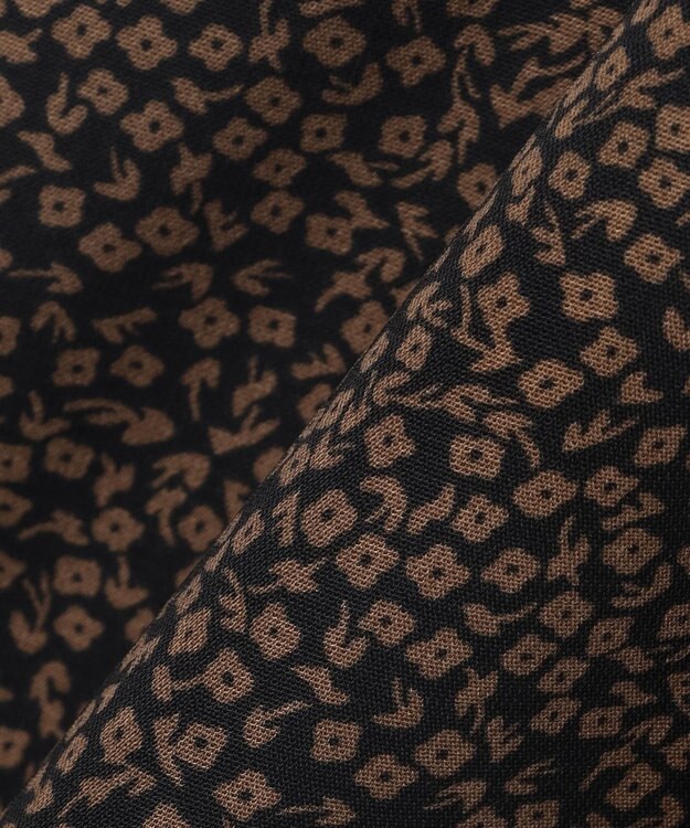 ANY 【洗濯機可能/ウエストゴム】ウエストギャザー ワンピース フラワー