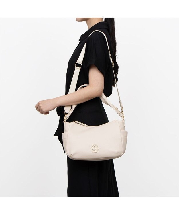 CLATHAS シトロン 2wayハンドバッグ（大） アイボリー