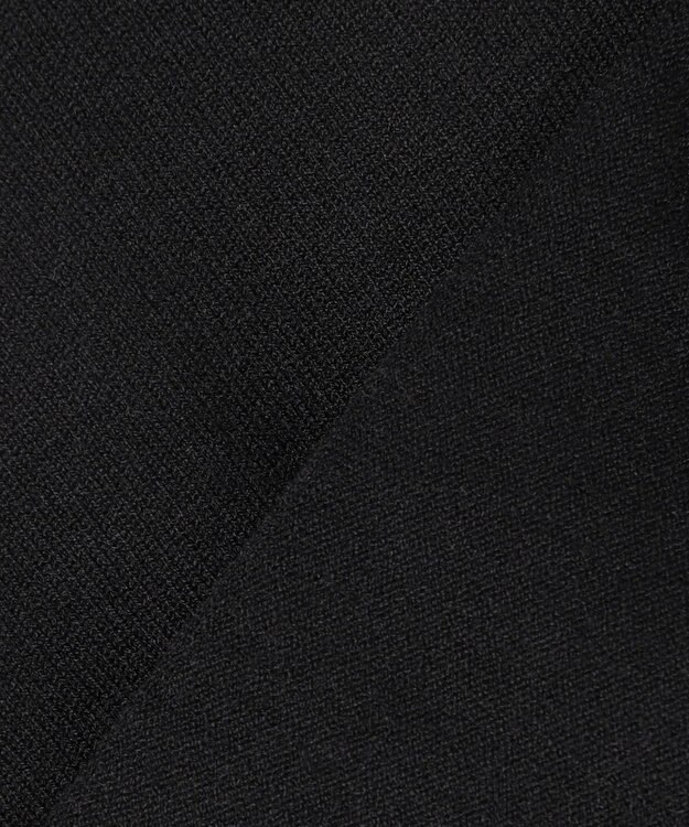 Feroux リボン刺繍ダイア柄 ニット ブラック系