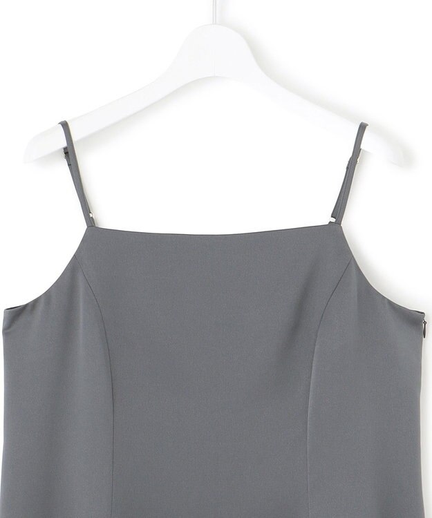 23区 【APPLAUDIR】ブライトフラワーレースコンビ ドレス スレートグレー系