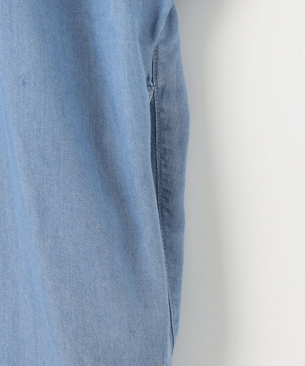ANY 【手洗い可能】ウォッシャブルデニムシャツ ブルー