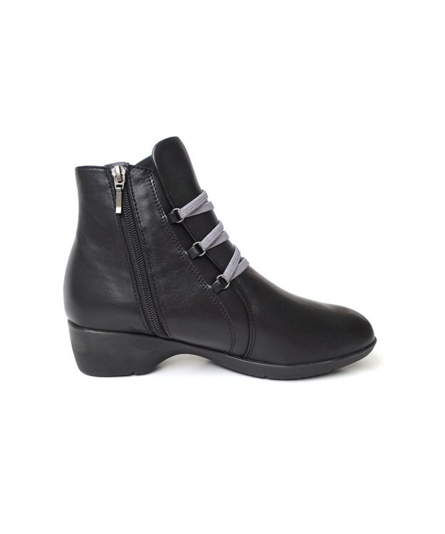 Pointer 本革防滑ショートブーツ ブラック