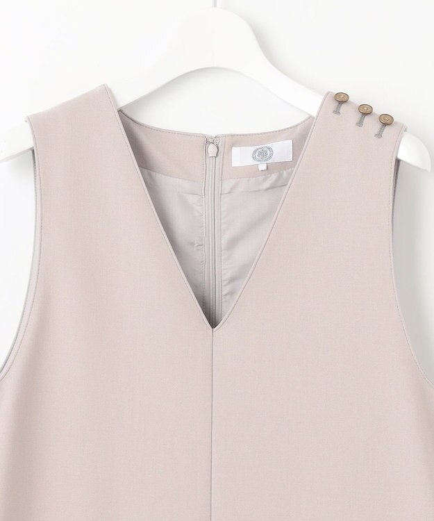 J.PRESS LADIES S 【洗える】2way thermoサキソニー ジャンパースカート ベージュ系