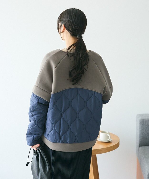 CRAFT STANDARD BOUTIQUE ダンボール×中綿ヨーク切替ジャケット Mocha