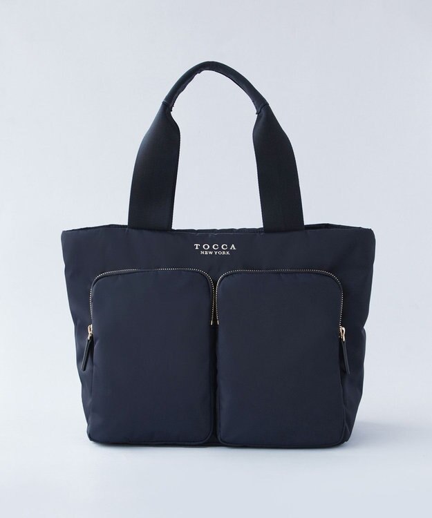 TOCCA 【WEB＆一部店舗限定・A4サイズ対応】VIA METRO NYLON BAG ナイロンバッグ ネイビー系