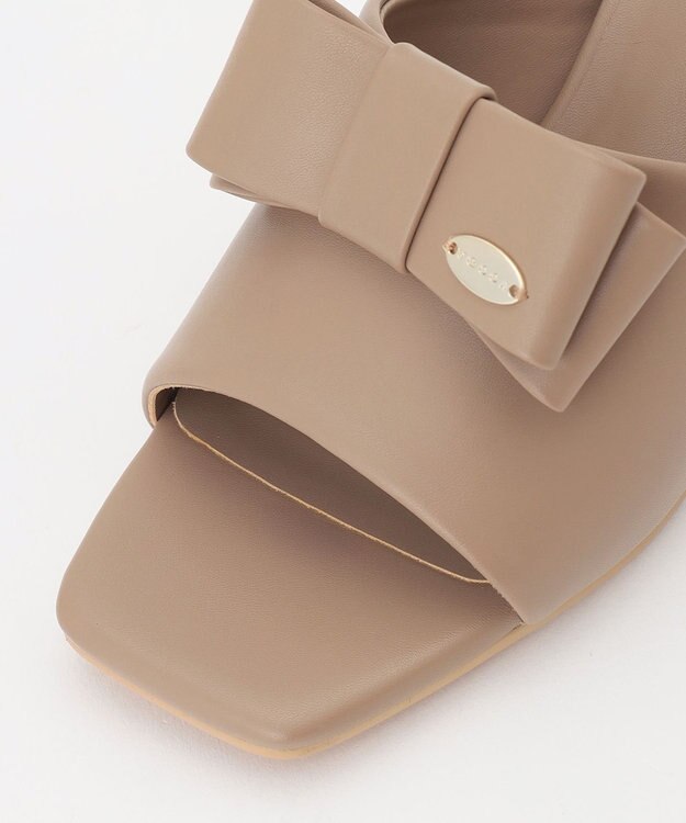TOCCA NOBLE RIBBON MULE SANDALS サンダル ベージュ系