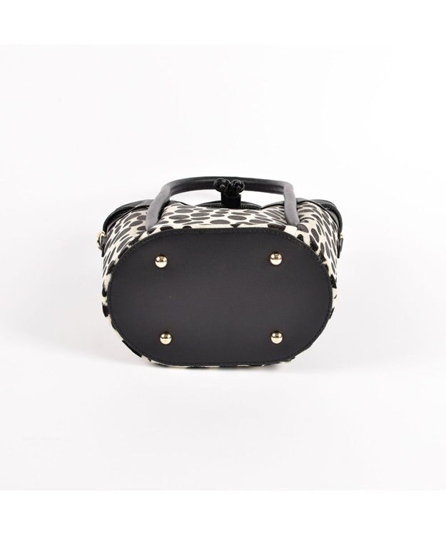 LA BAGAGERIE カウヘアー2WAYバケットバッグ ダルメシアン