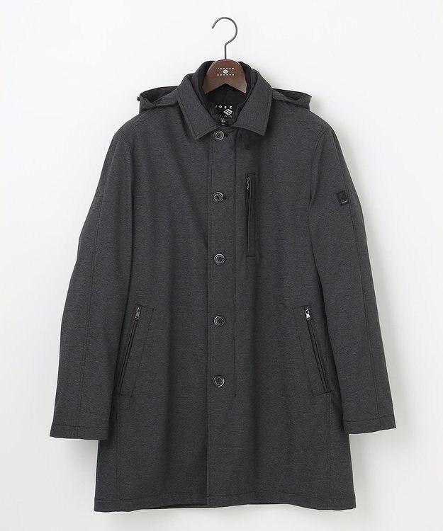 JOSEPH ABBOUD 【ダウンライナー付き】3WAY ダブルストレッチダウンコート グレー系