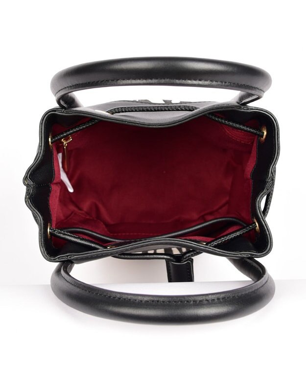 LA BAGAGERIE カウヘアー2WAYバケットバッグ ダルメシアン