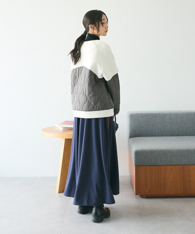 CRAFT STANDARD BOUTIQUE ダンボール×中綿ヨーク切替ジャケット Ivory