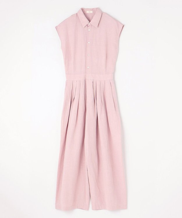 NAVE 【Nave】ヴィスコースリネン ジャンプスーツ ピンク系