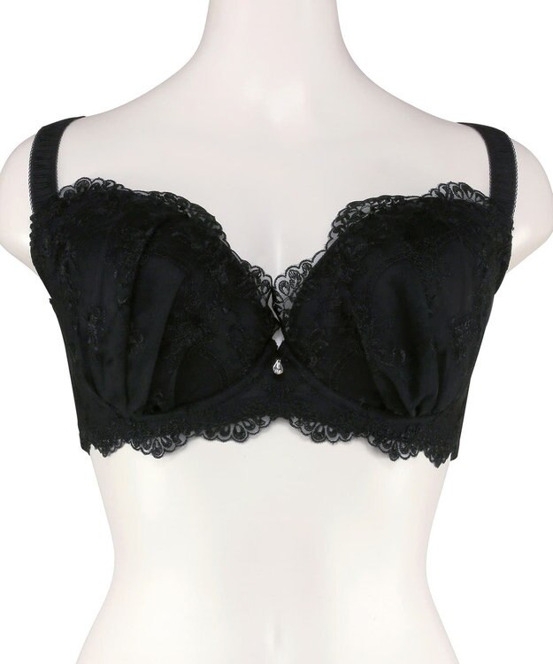 San-ai Resort（三愛水着楽園） エレガントコレクション【2503】単品ブラHIカップ 【背中すっきり】 ブラック