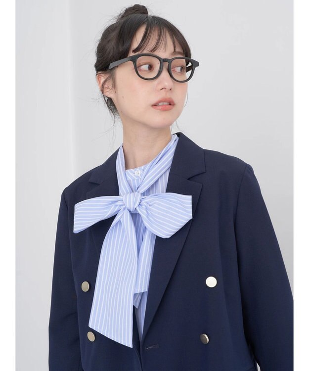 earth music&ecology テーラードジャケット Navy