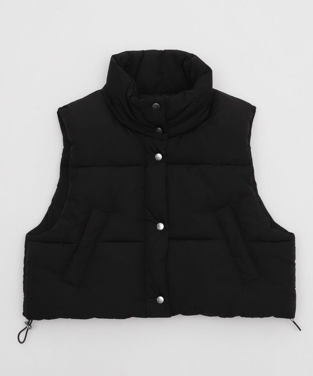 WEGO 【25年秋冬新作】ショートパファーベスト ブラック