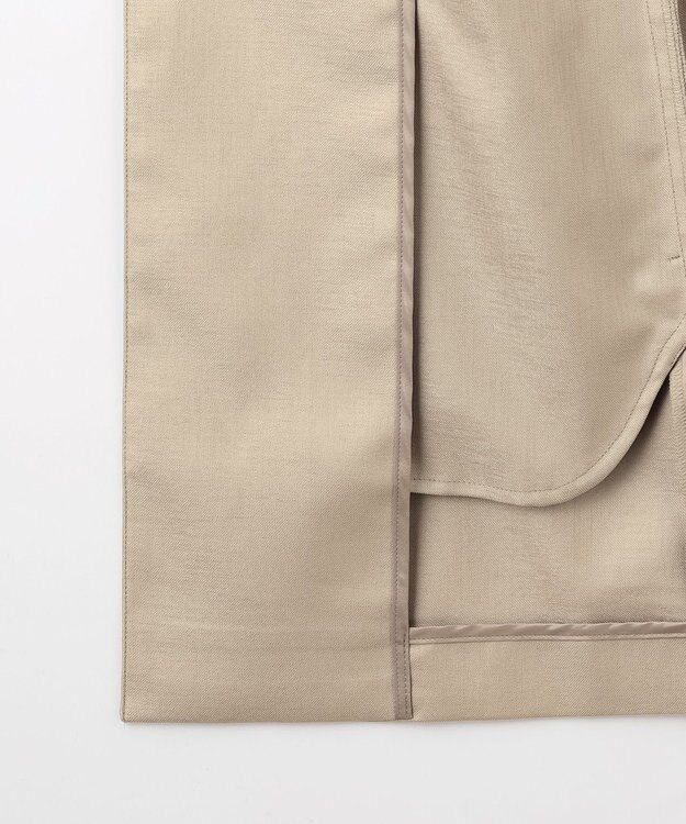 J.PRESS LADIES 【セットアップ対応・洗える・UV加工・吸水速乾】OXIJEWELストレッチ ジレ ベージュ系