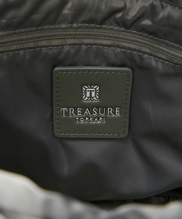 TOPKAPI 【TREASURE TOPKAPI】パデット ベルト付き 2wayトートバッグ カーキ