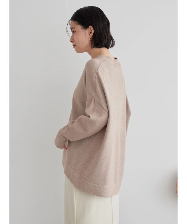 AMERICAN HOLIC バイパチＶネックニットプルオーバー Beige Mixture