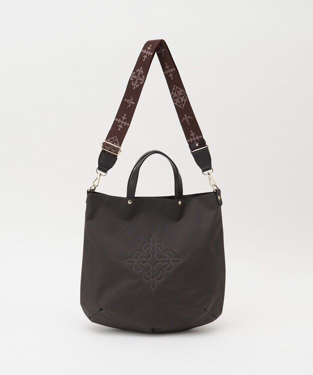 russet 《19か月連続！ブランド月間ランキング1位》スリム2WAYトートバッグ <コーデュラナイロン>(CE-1404-WEB) D.Brown