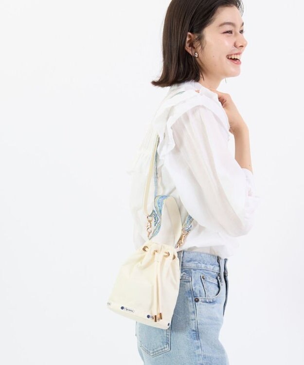 LeSportsac DRAWSTRING BUCKET XBODY/サンドヴォヤージュ サンドヴォヤージュ