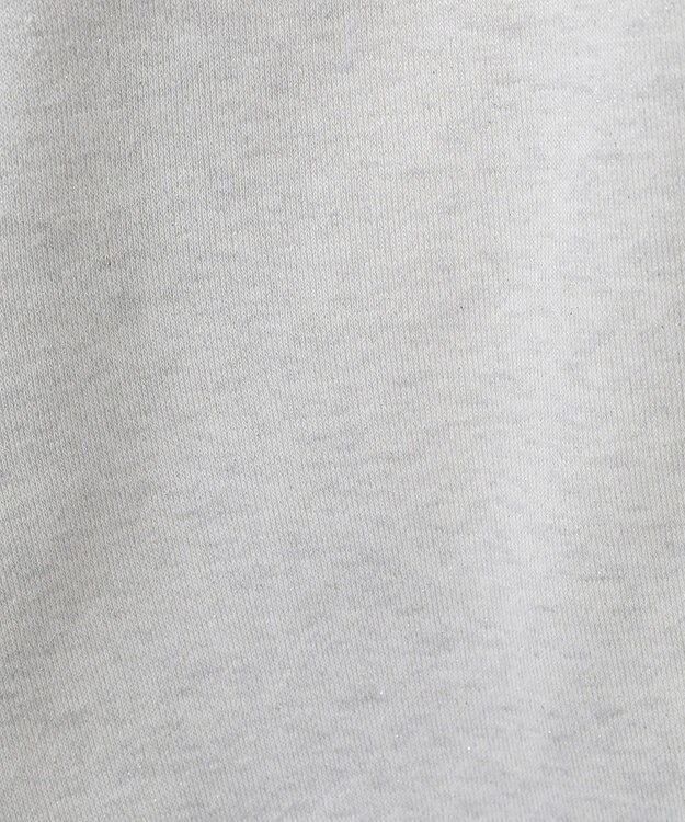 AMERICAN HOLIC ラメミニ裏毛ショートＺＩＰパーカー Oatmeal