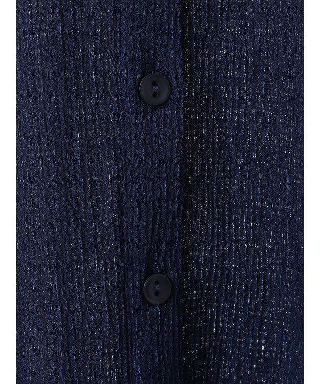 Green Parks BEST PRICE 表面カット衿付シャツ Blue