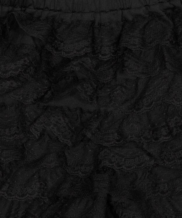 WEGO レースフリルマイクロショートパンツ ブラック