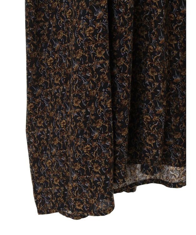 CRAFT STANDARD BOUTIQUE レーヨンキルト切替ワンピース Flower