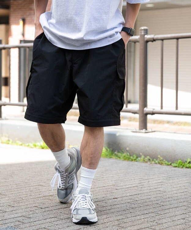 WEGO 2wayリップストップカーゴパンツ ブラック