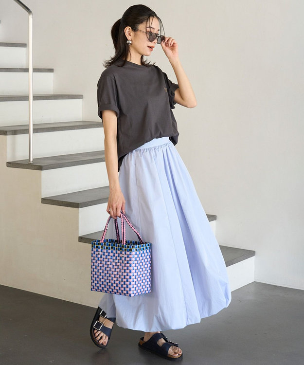 UNFILO 【STORY×UNFILOコラボ】バルーンスカート アイスブルー