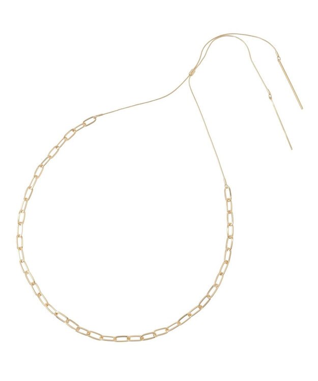 AMERICAN HOLIC 【2WAY】スライドチェーンネックレス Gold
