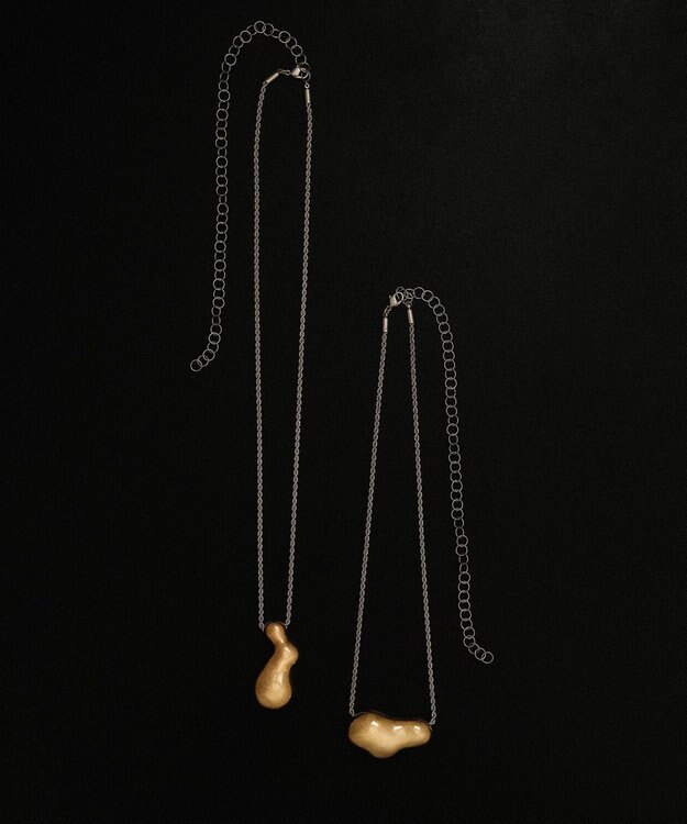 simoe Kira Necklace L / 01 シルバー×ゴールド