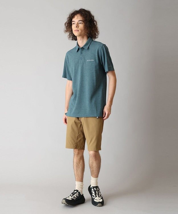 Columbia Columbia/ ハーバーキャンプピケポロシャツ /コロンビア Everblue