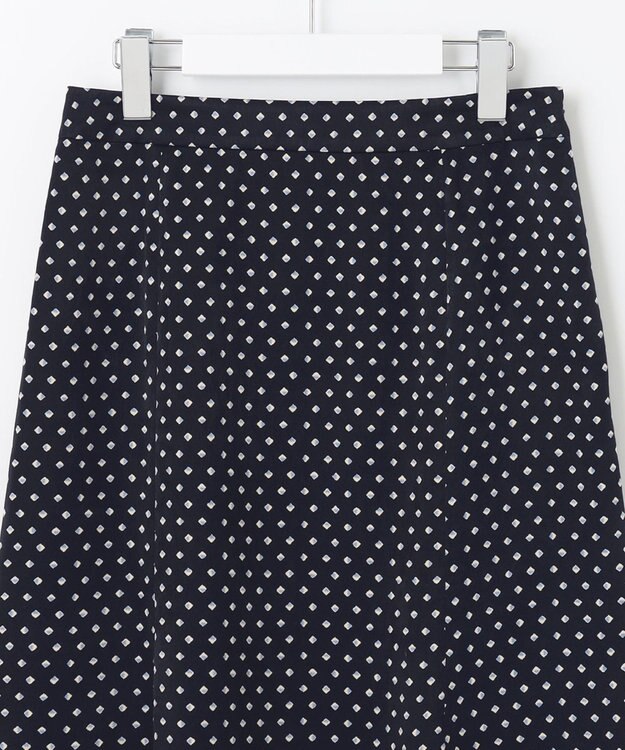 J.PRESS LADIES S 【洗える】ジオメトリック マーメイド スカート ネイビー系5