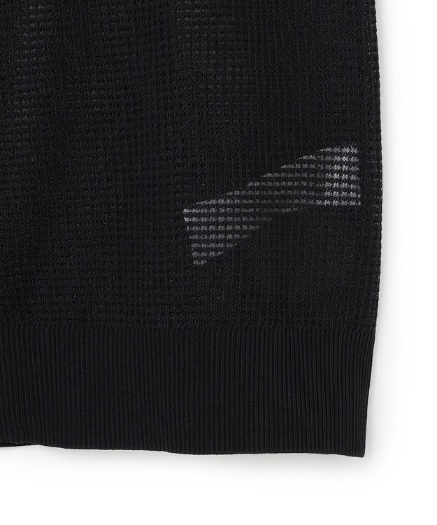 ICB L メッシュレースブルゾン ブラック