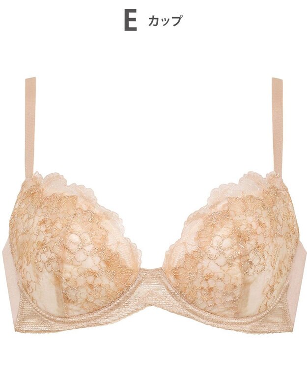 Wing ブラジャー 夏のブラストレスから解放 汗の不快感を軽減(カップ肌側・ワイヤーループ・バック) 背中すっきり 【ときはなつブラ】 KB2872 ウイング／ワコール ベージュ