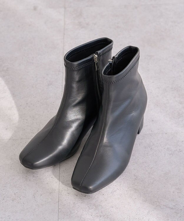 Green Parks ＲＵＰＩＳ．ヒール金具ストレッチブーツ Black