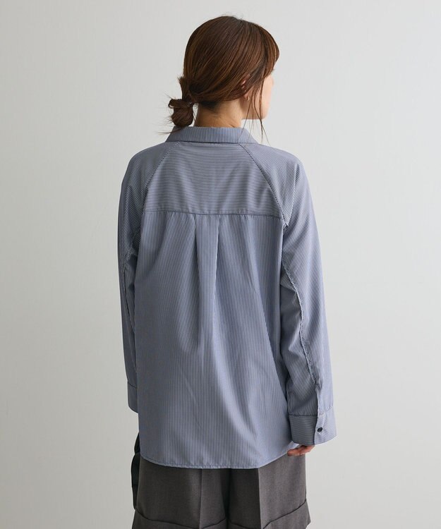 CRAFT STANDARD BOUTIQUE レイヤードライクシャツ Navy